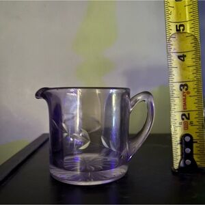 Amethyst Glass Creamer Pitcher